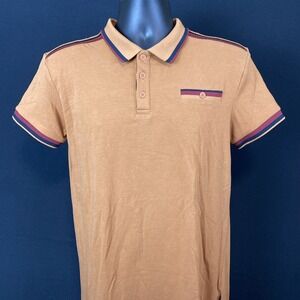 Scott James Casual Short Sleeves Dress Polo T-Shirt Men's Size Small Multicolors